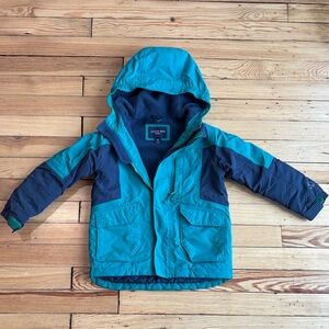 Lands' End Teal and Navy Jacket